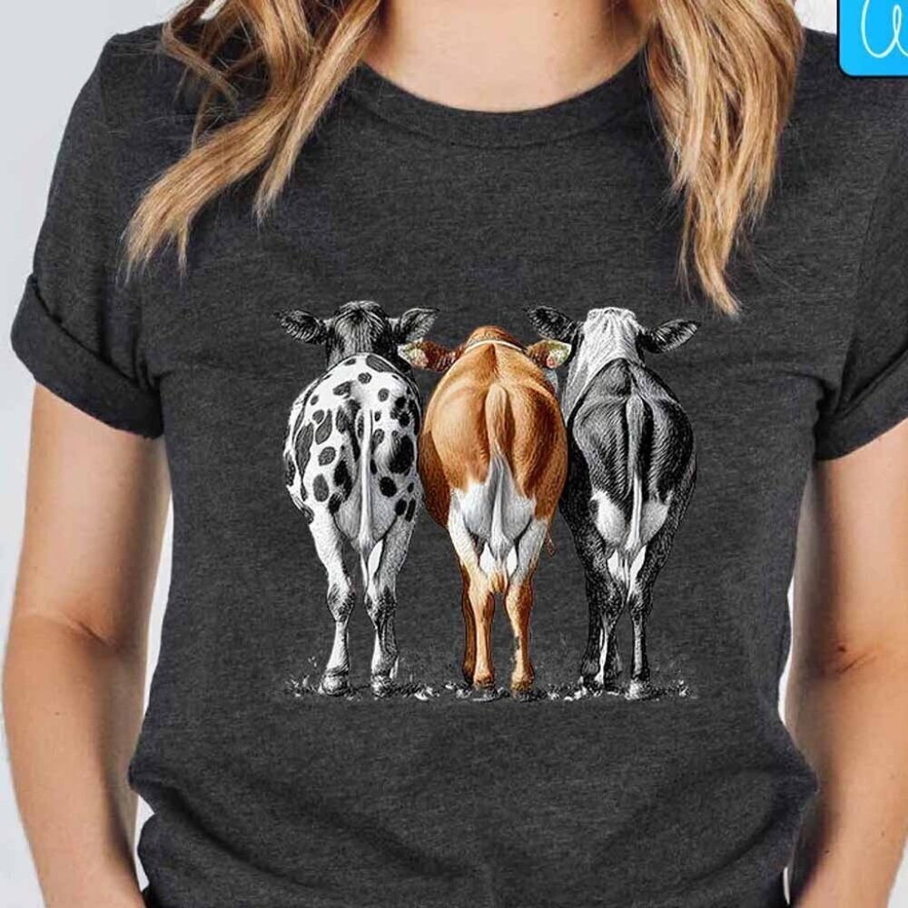 Funny Cow Shirt Cow Lover Tshirt Gift For Farmer Cow Girl Shirt